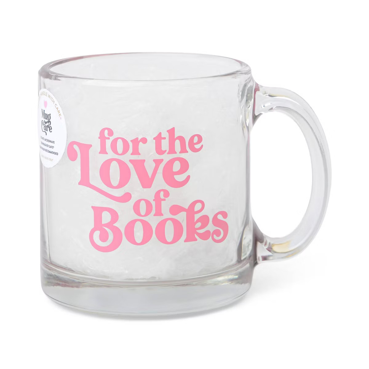 13oz Glass Mug - FOR THE LOVE OF BOOKS | Target