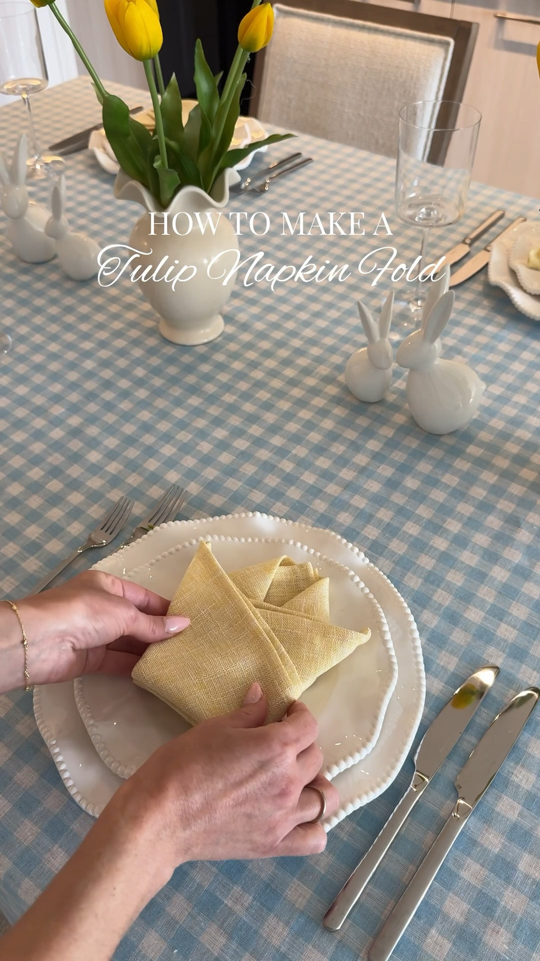 The perfect napkin fold for spring gatherings 🌷

#napkinfold #napkinfolding #tulip #spring #springnapkinfold

#LTKSeasonal #LTKHome