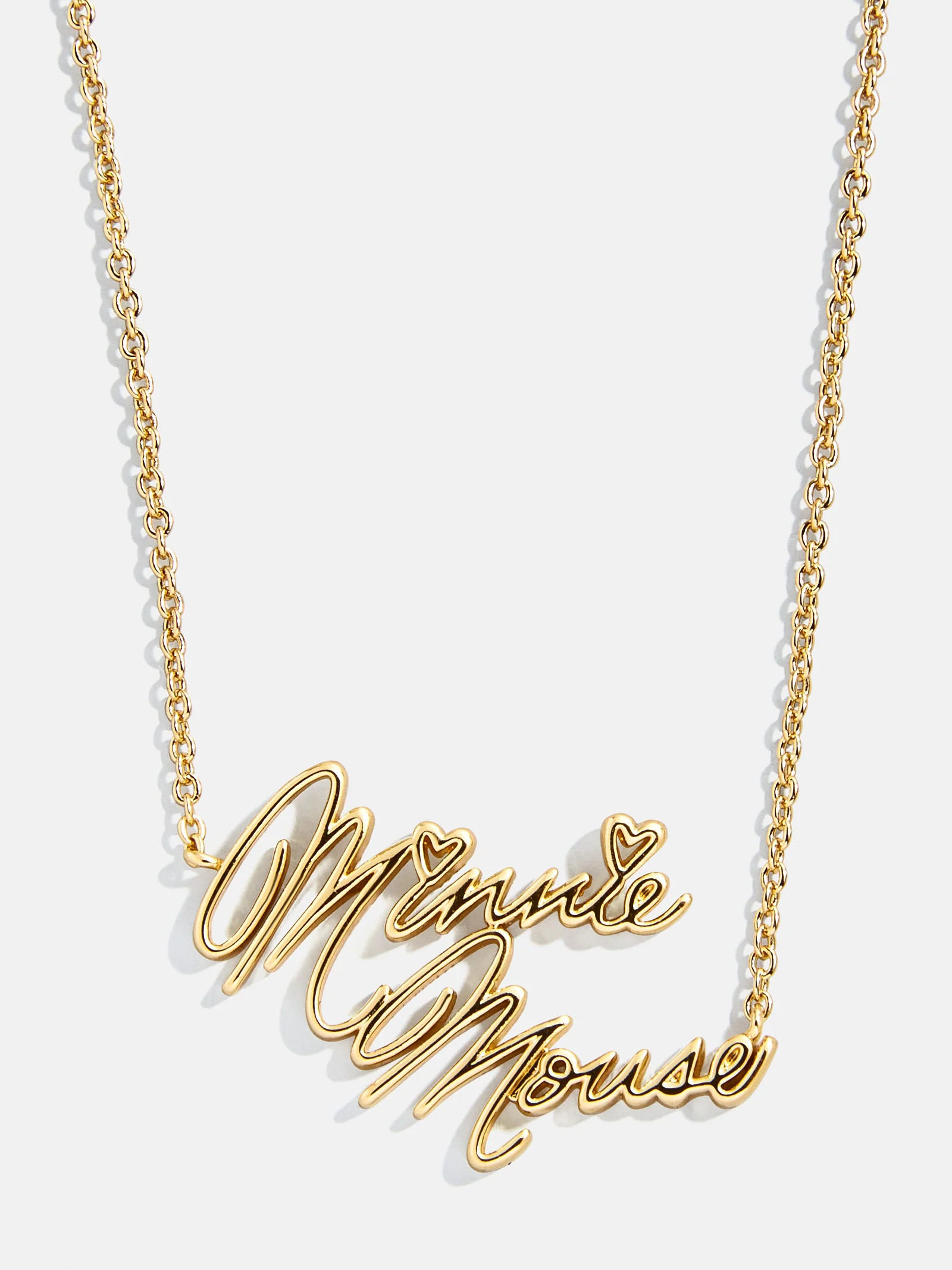 Disney Character Signature Necklace - Minnie Mouse | BaubleBar (US)