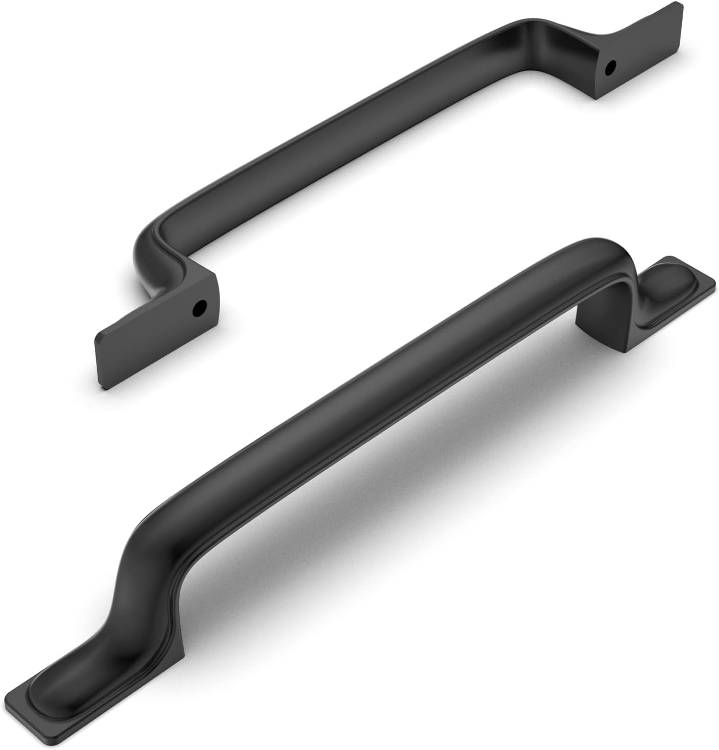Amerdeco 6 Pack Matte Black Cabinet Pulls 5 Inch(128MM) Hole Centers Kitchen Cabinet Handles Hard... | Amazon (US)