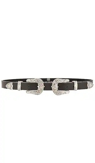 Baby Bri Bri Belt in Black & Silver | Revolve Clothing (Global)