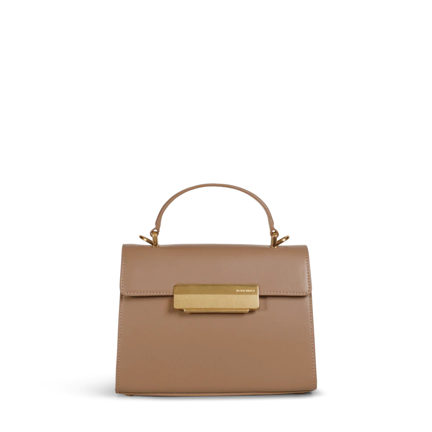 Mini Capucine Gold Edition - Taupe Box Leather | ATELIERS AUGUSTE