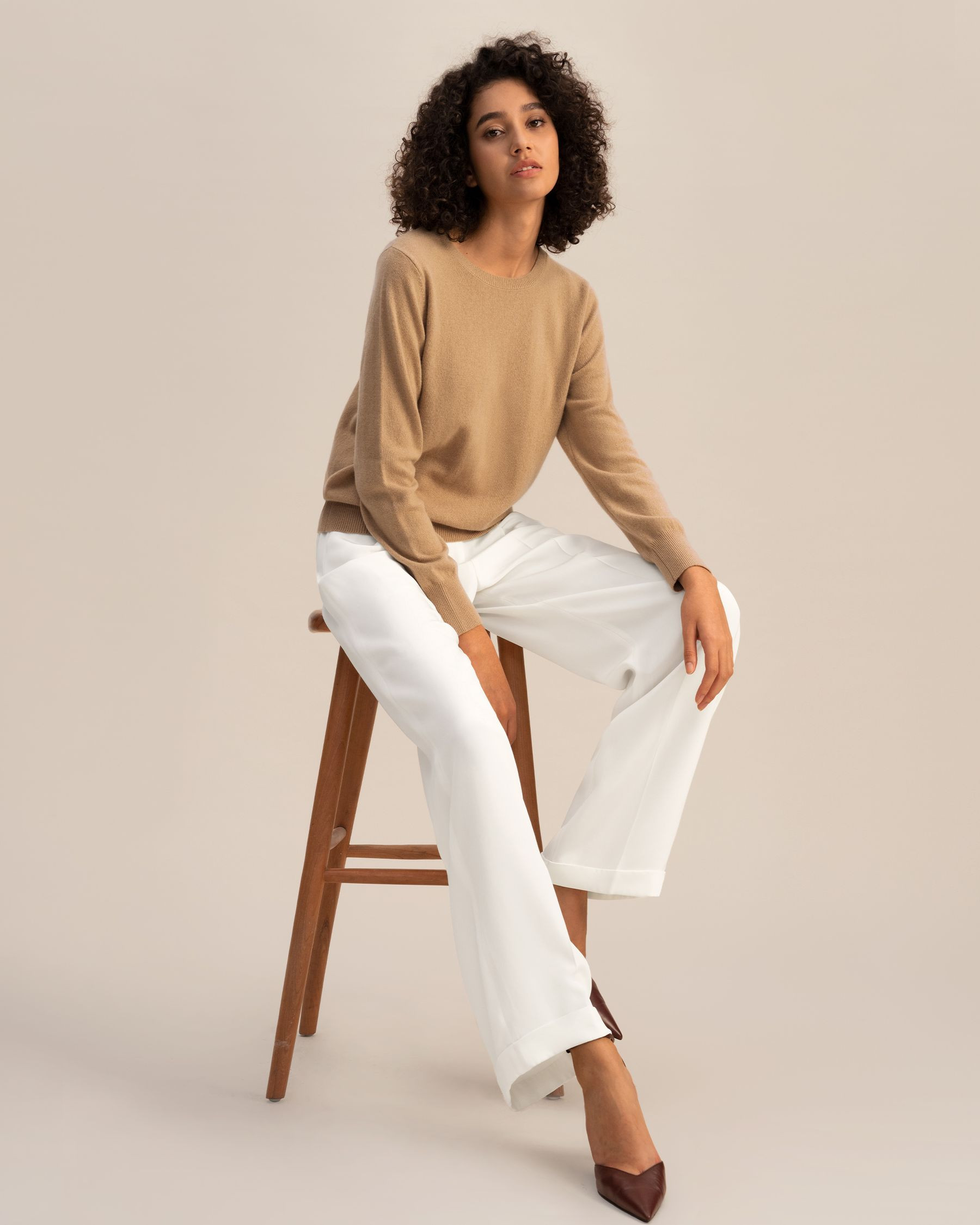 Baby Cashmere Crewneck Sweater | LilySilk