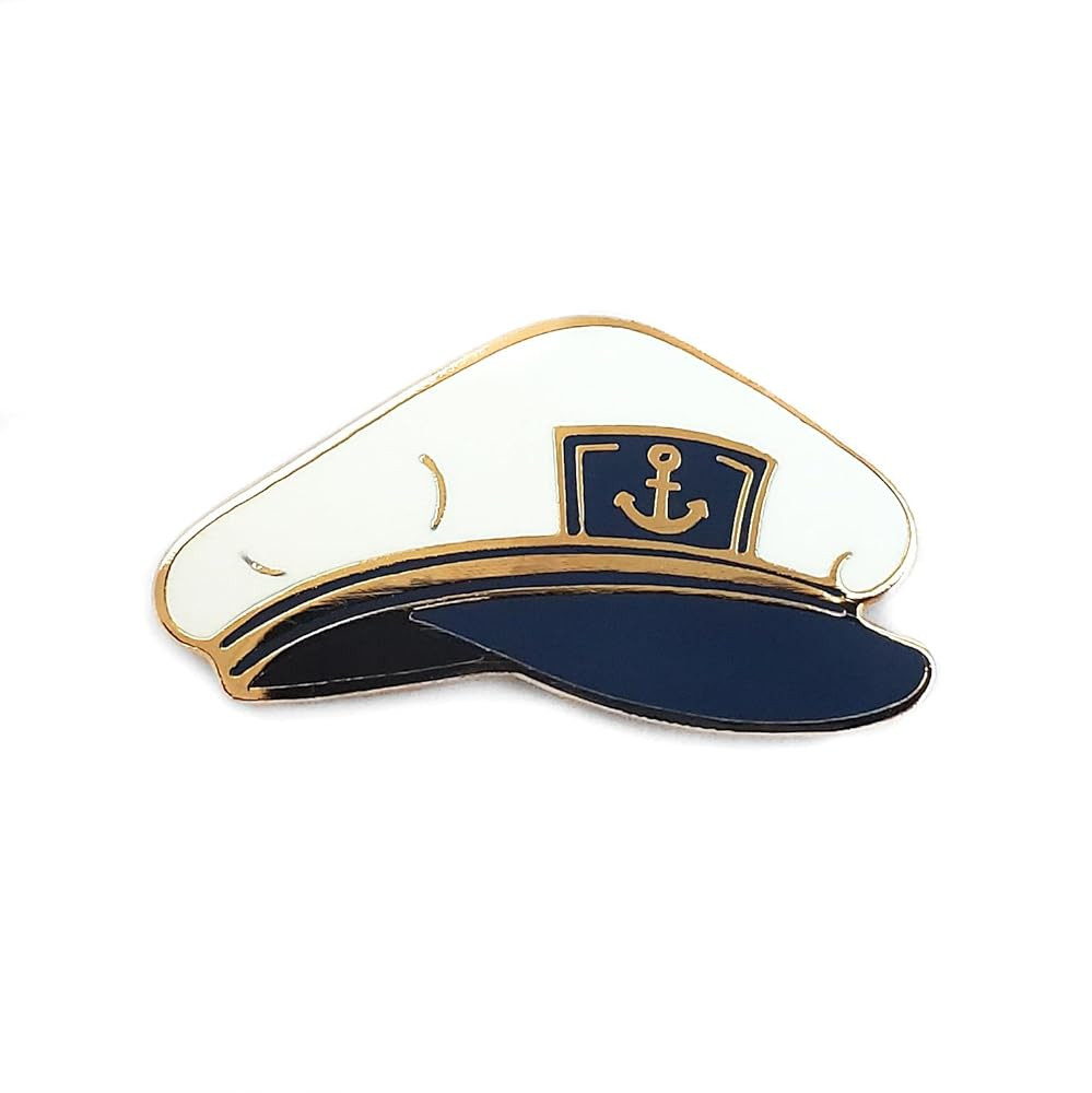 Captain's Hat Enamel Lapel Pin | Amazon (US)