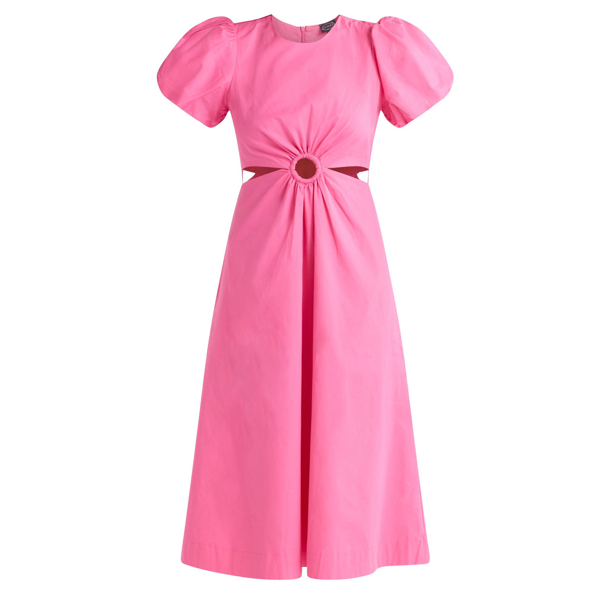 Scoop Women’s and Women's Plus Puff Sleeve O-Ring Dress, Sizes XS-4X - Walmart.com | Walmart (US)