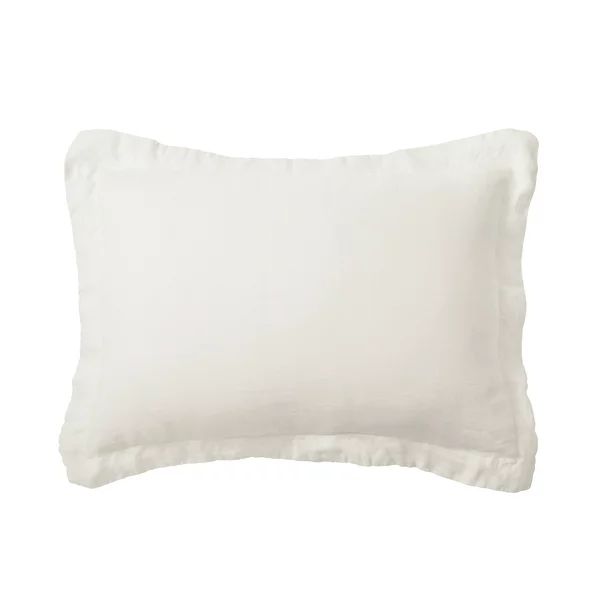Levtex Home - 100% Linen - Standard Sham - Washed Linen in Cream - Sham Size (26 x 20in.) - Walma... | Walmart (US)