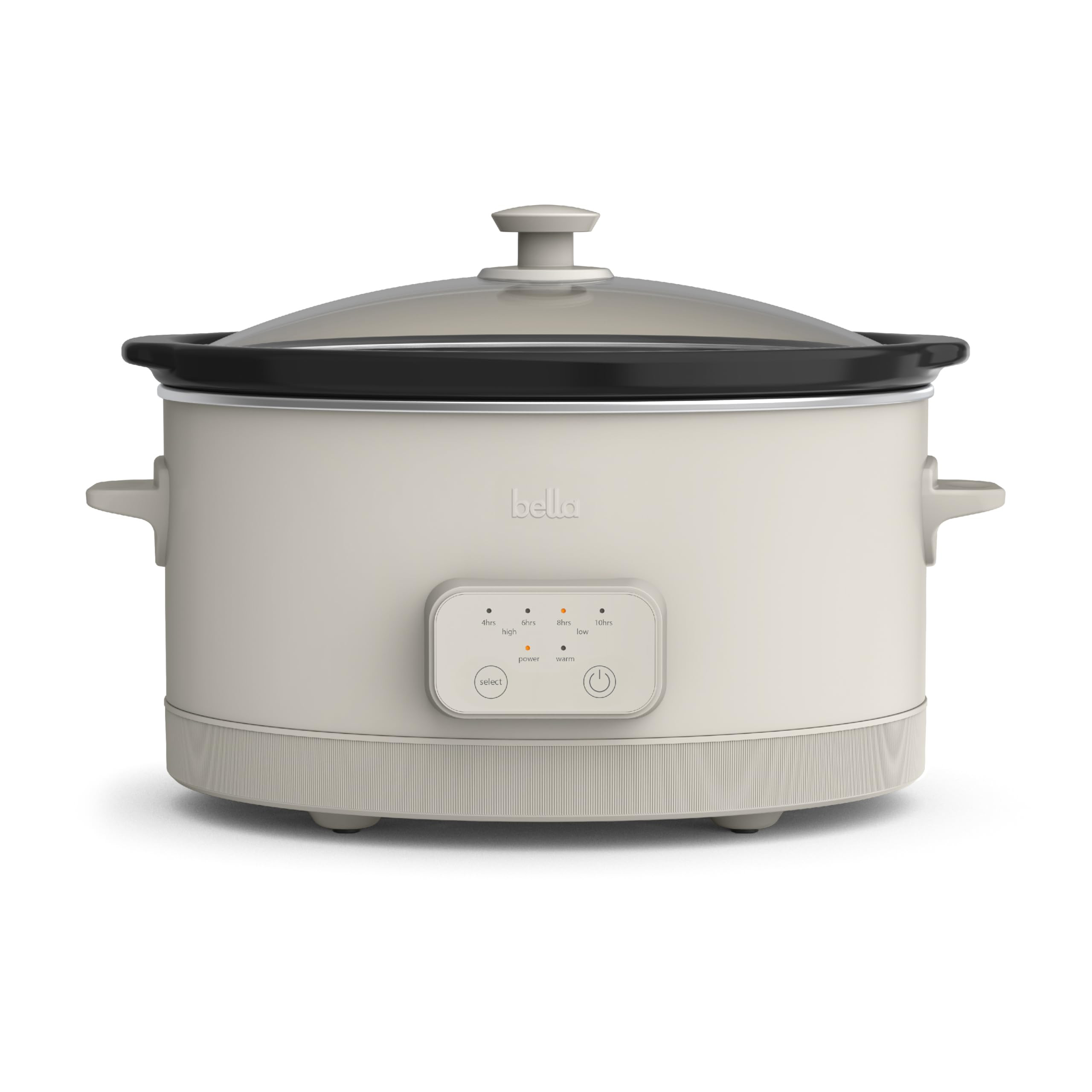 bella 6.0 Qt Programmable Slow Cooker, Ceramic Nonstick Coating, Adjustable Temperature & Cooking... | Amazon (US)