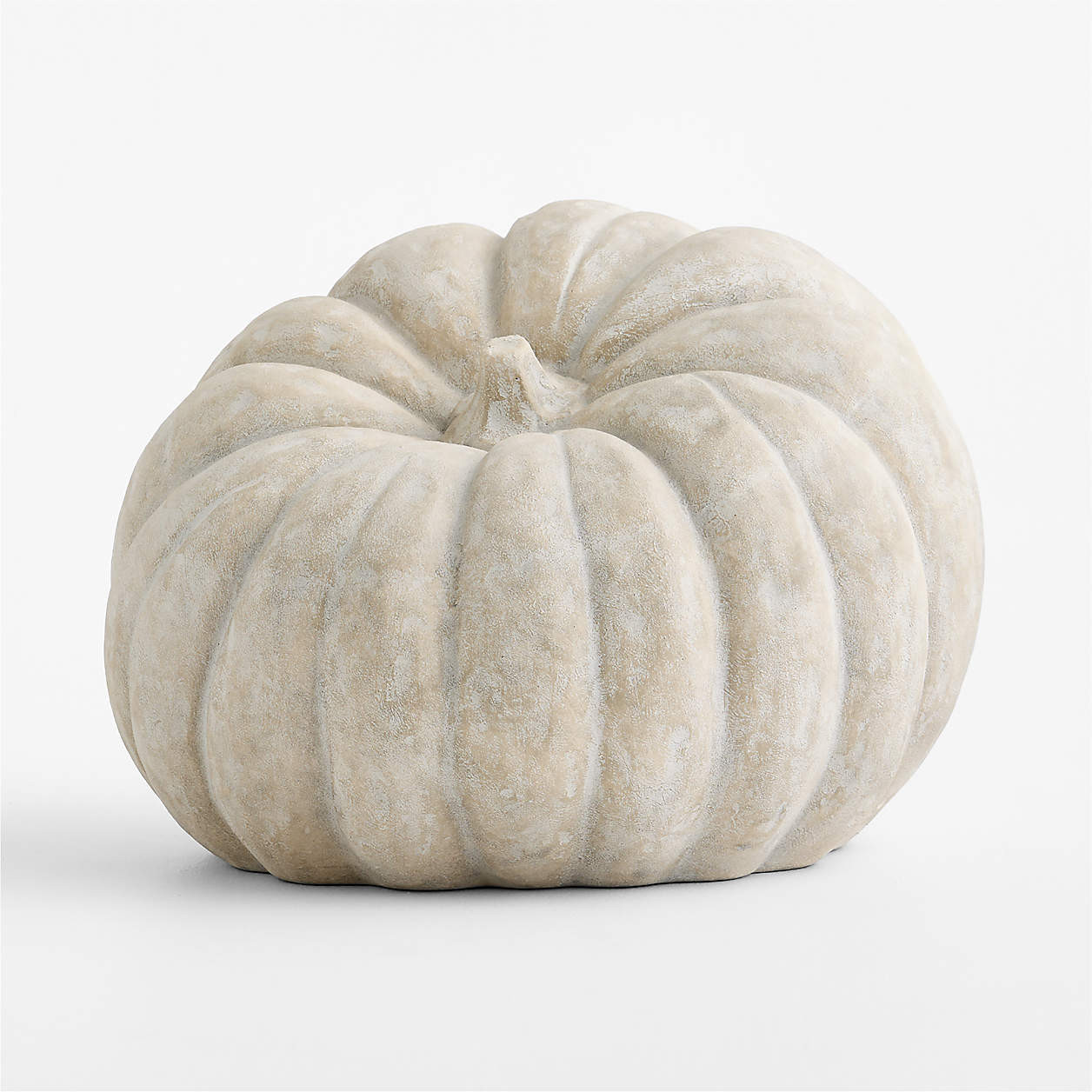 Heirloom Outdoor Medium Green Pumpkin | Crate & Barrel | Crate & Barrel