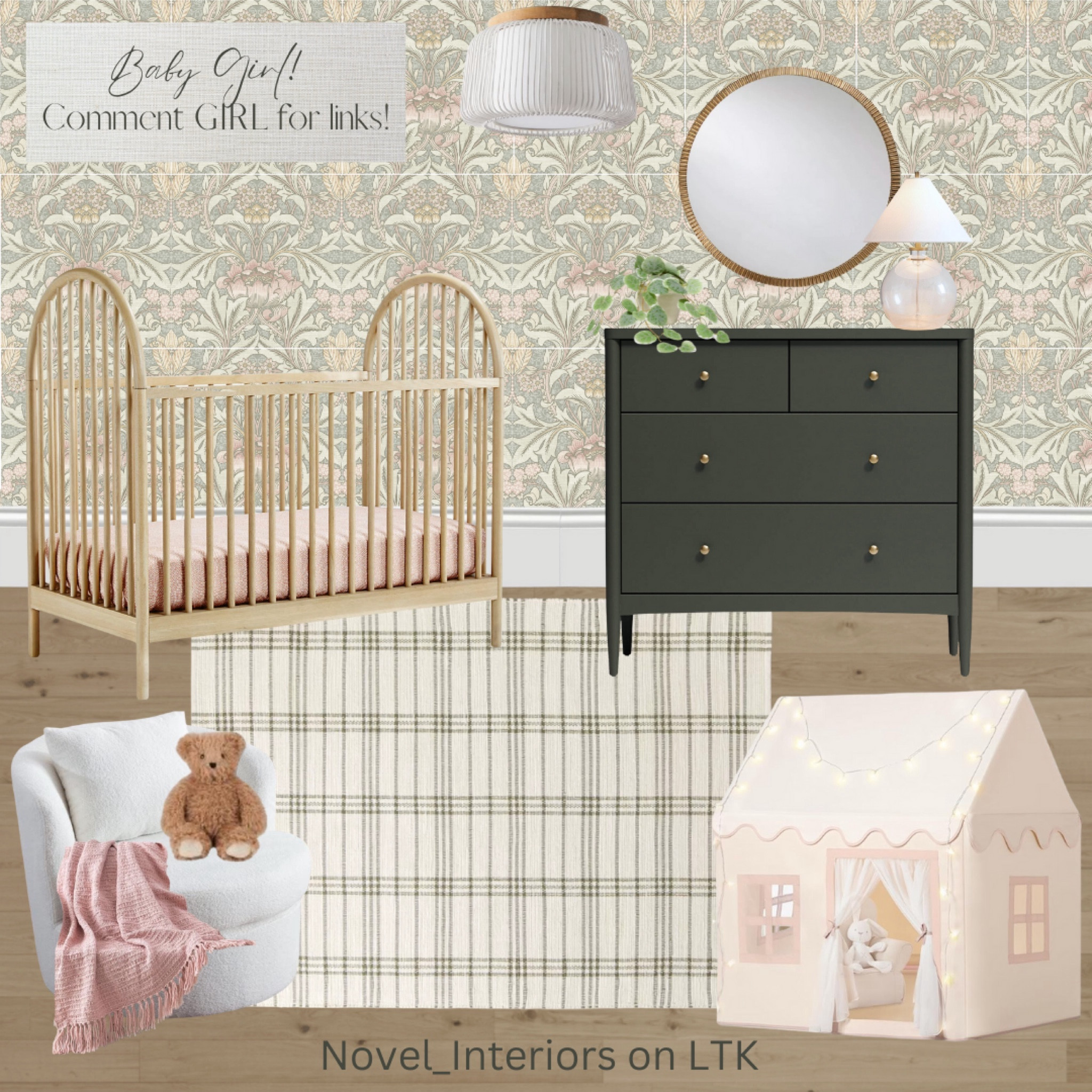 Affordable Baby Girl nursery !

#LTKbump #LTKkids #LTKbaby