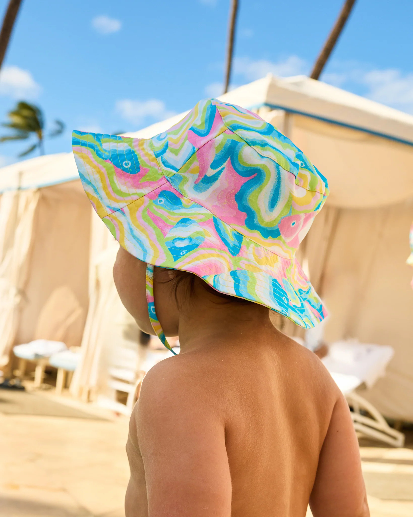The St. Lucia - Kids Bucket Hat UPF 50+ | Kenny Flowers