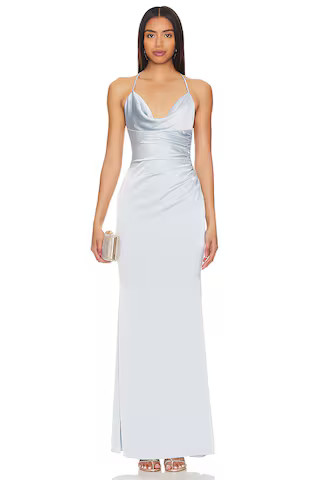Katie May Ryder Gown in Celestial Blue from Revolve.com | Revolve Clothing (Global)