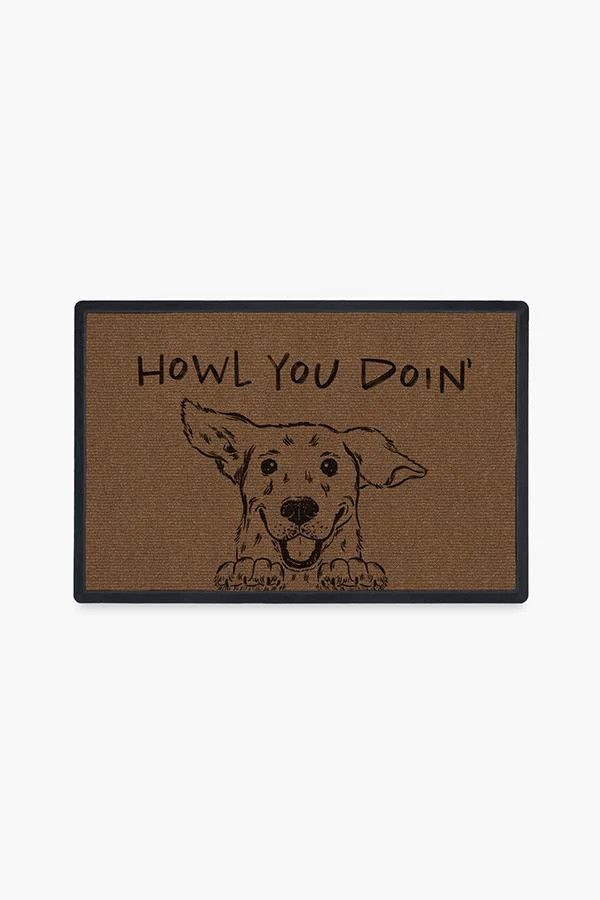 Howl You Doin' Doormat | Ruggable