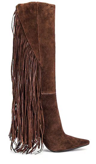 Galloping Boot in Brown Suede | Revolve Clothing (Global)