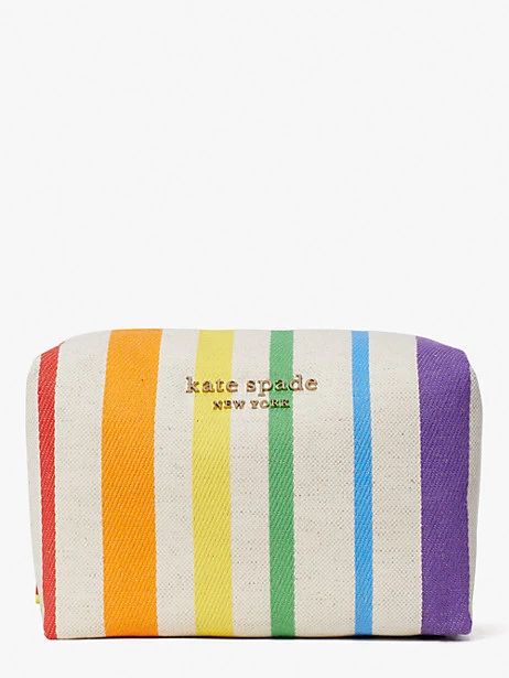 rainbow large cosmetic case | Kate Spade (US)