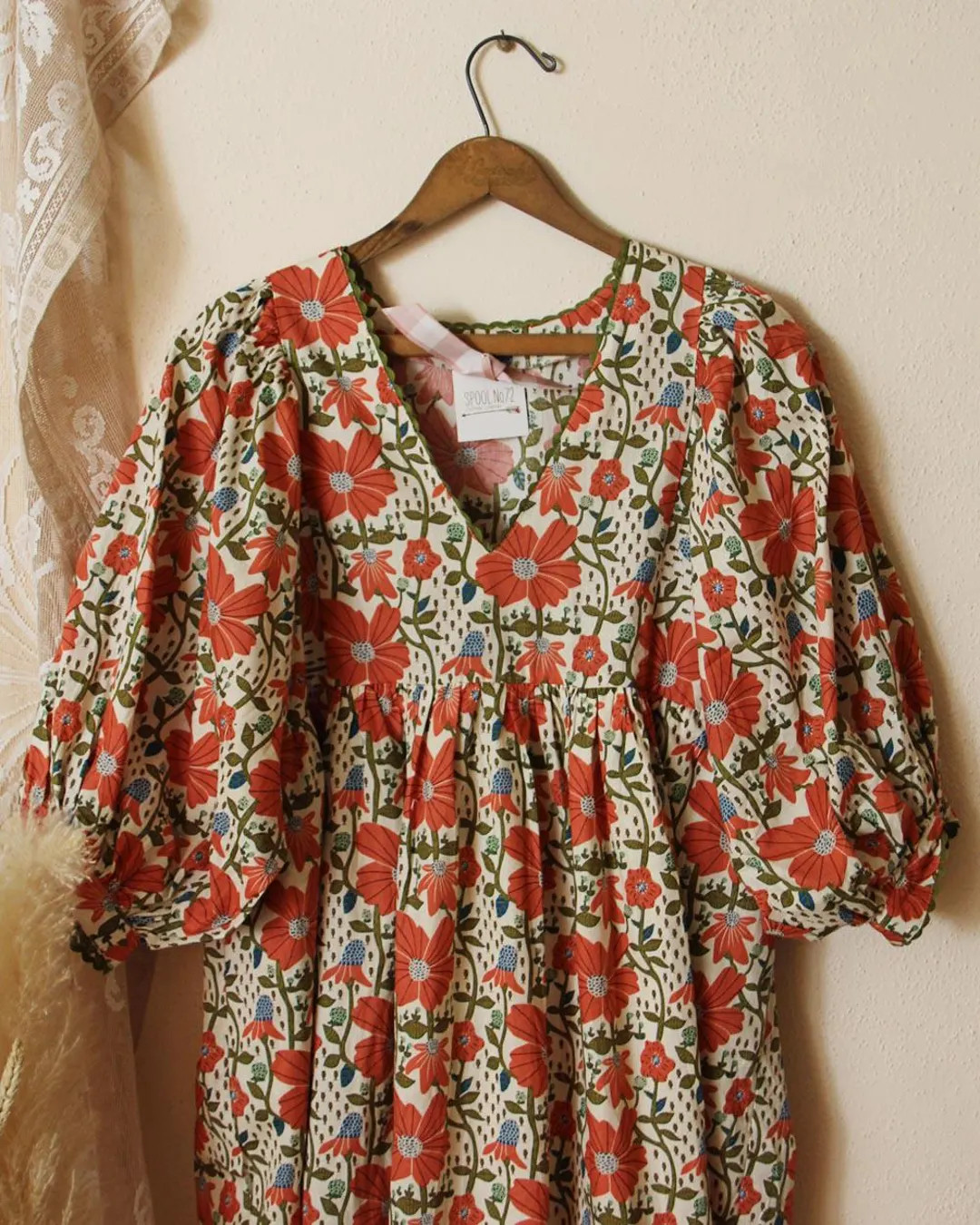 New Poppies Cotton Printed Whimsical Spring & Summer Dress ~ Women's Small to Large | Etsy (US)