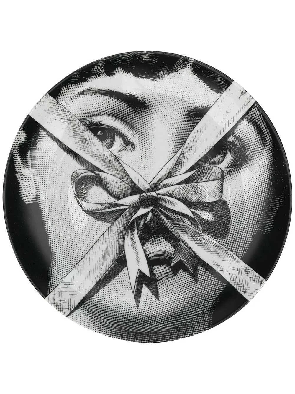 Fornasetti decorative homewear plate - Black | Farfetch Global