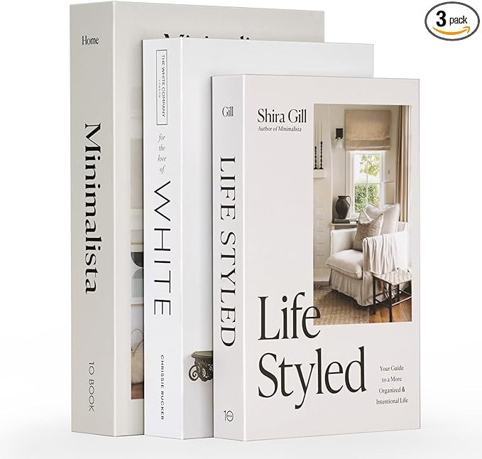 Amazon.com: Bahhatii Decorative Fake Books with Hidden Storage, Large Faux Book Boxes for Coffee ... | Amazon (US)