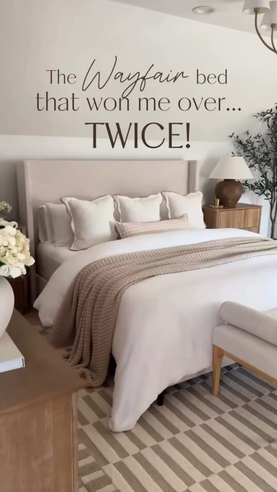 my most requested bed is finally back in stock and I totally understand why everyone keeps asking about it 😍

we loved this bed so much we ended up buying it twice… a king for our primary bedroom and a queen for my daughter’s room because it’s just that good. 🤎

it has the prettiest cozy neutral look that feels timeless, elevated, and works with literally every season or style. one of those pieces that instantly makes a room feel calmer and more put together without trying too hard. ✨

#neutralbedroom #ltkhome #wayfairfinds #wayfairbed #bedroominspo #modernorganic #bed
#LTKHome #LTKSaleAlert

#LTKHome #LTKSaleAlert