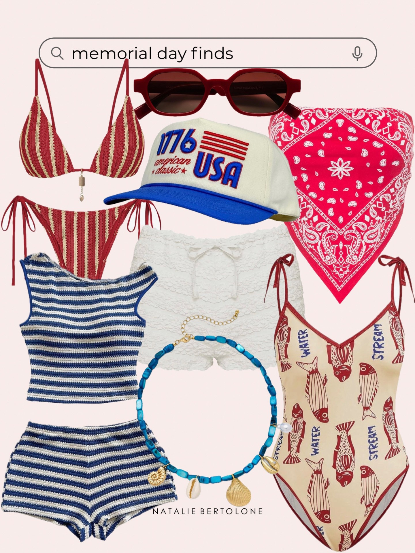 amazon memorial day outfits. red white and blue finds. patriotic outfits!