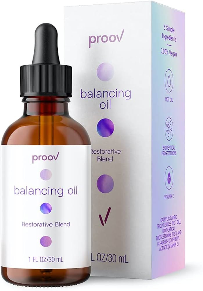 Amazon.com : Proov Balancing Oil for Face and Body with 2500 mg bio-identical USP Natural Progest... | Amazon (US)