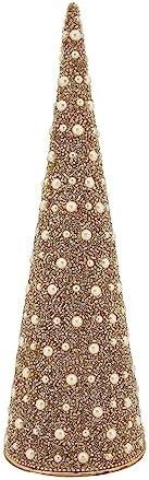 SARO LIFESTYLE Sparkling Beaded Holiday Tree | Amazon (US)