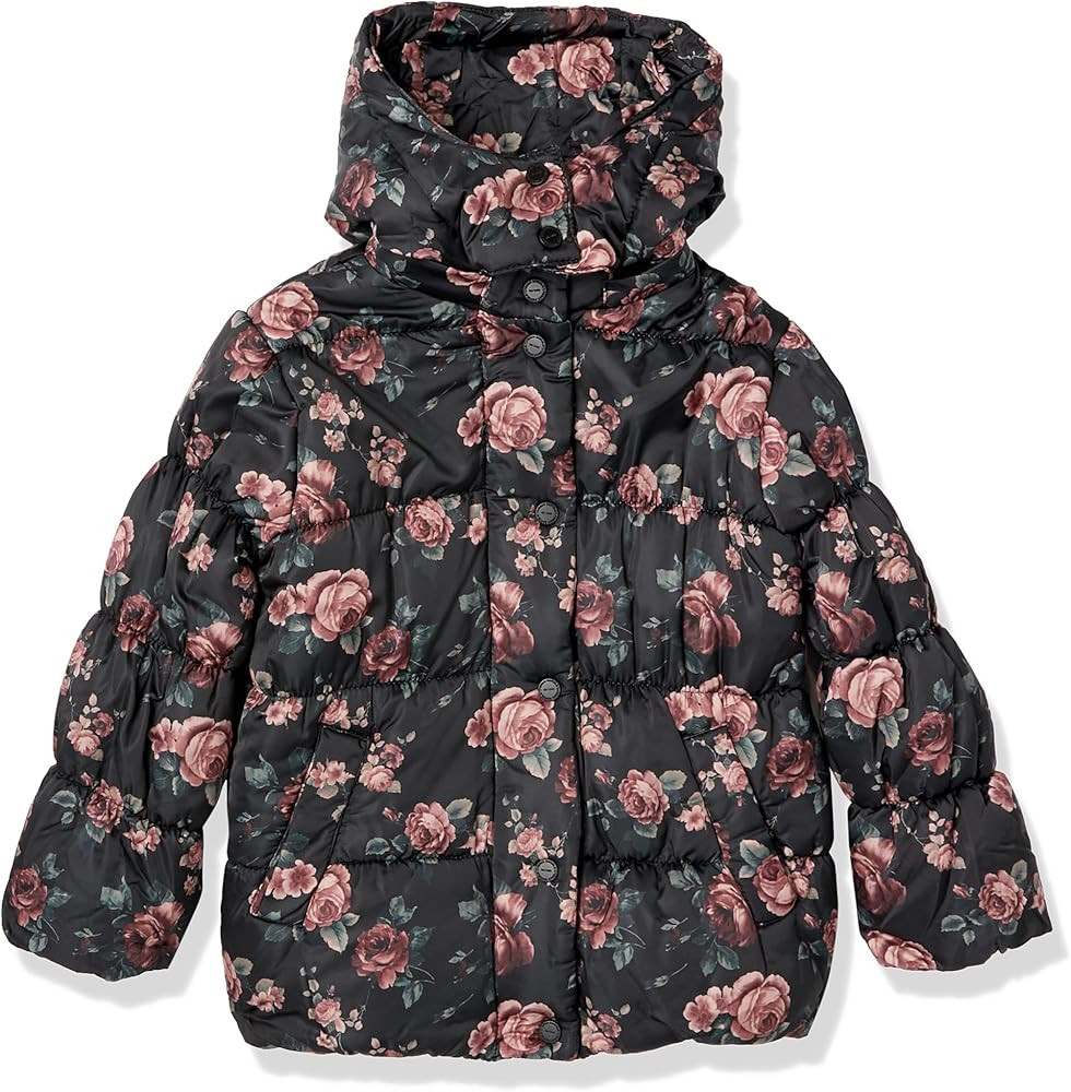Urban Republic Girls Iridescent Puffer Jacket, 4 | Amazon (US)