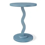 Mainstays Kids Wood Wavy Nightstand Side Table, Bluestone | Walmart (US)