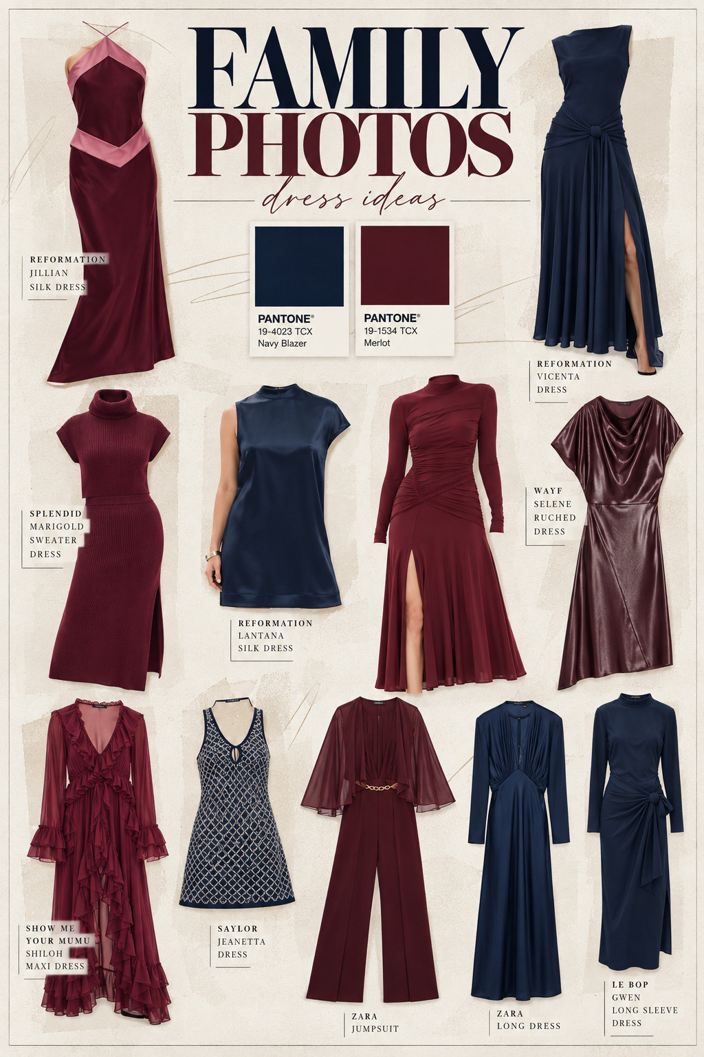 Family photo dress ideas! 