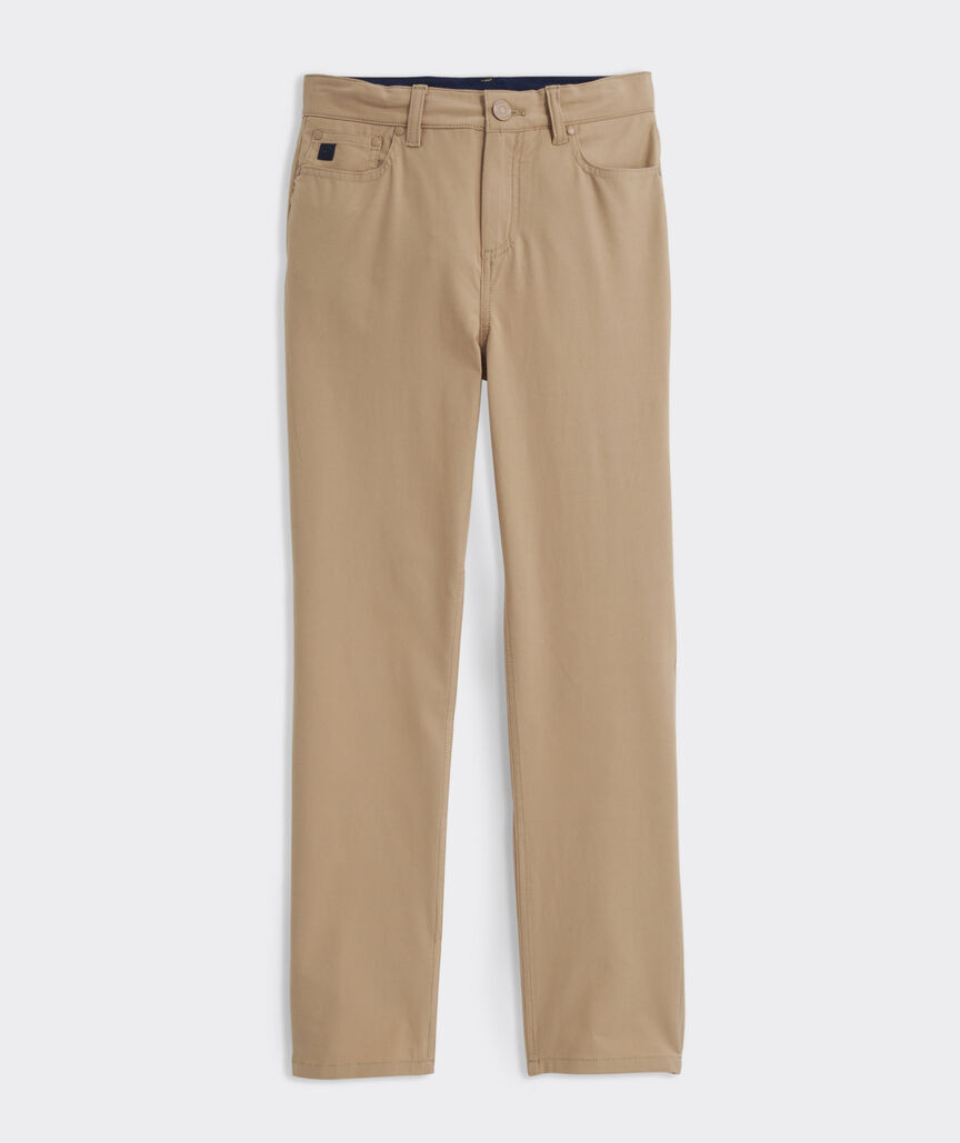 Boys' On-The-Go Canvas 5-Pocket Pants | vineyard vines