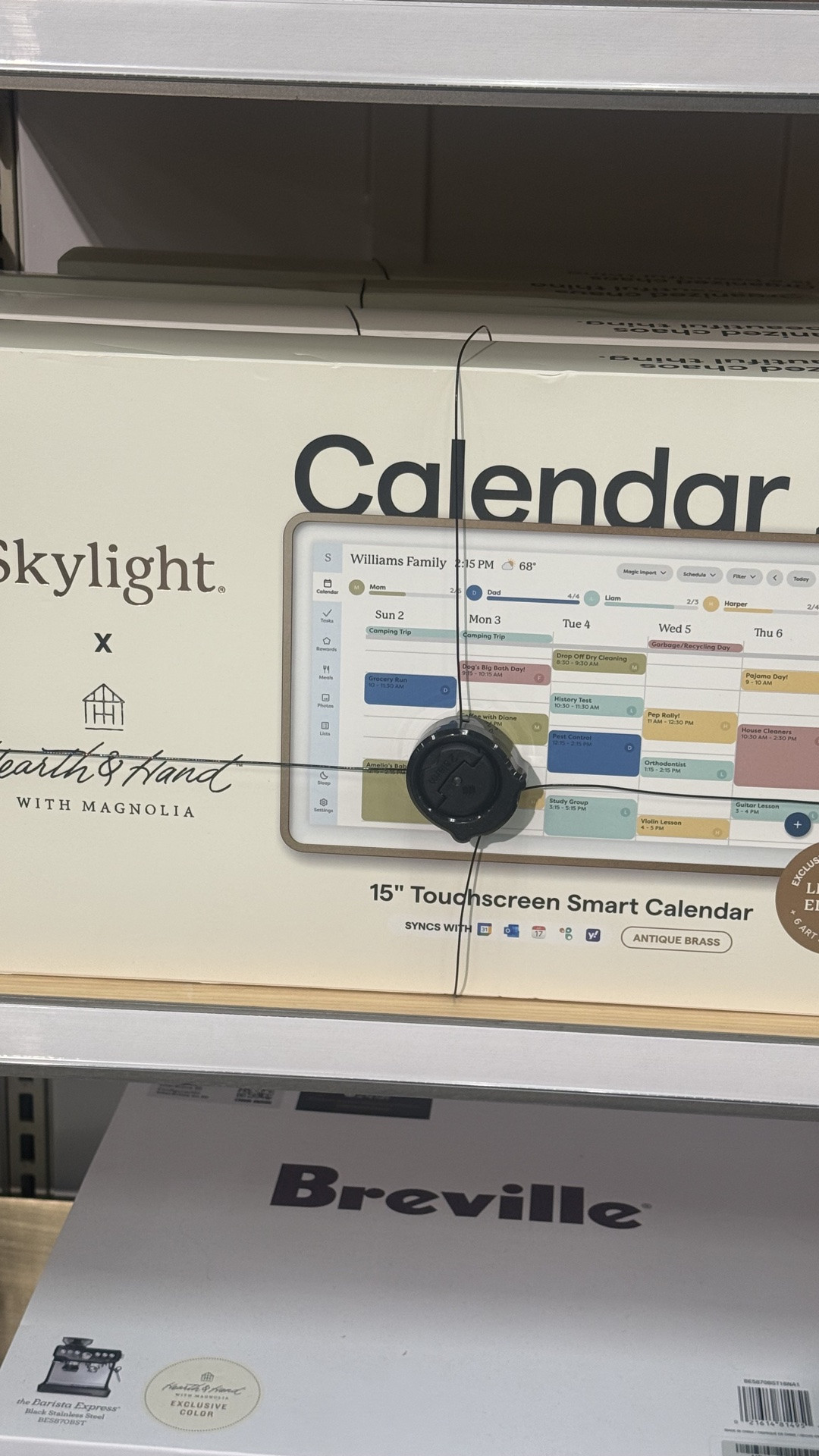 I use my Skylight calendar every day! I love that you can keep your entire family’s schedule on it and color code every person to see everyone’s schedule at once!

I use it as a calender, grocery list, to do list, chore chart, and so much more!

I love this new collab with @Target with Hearth & Hand with Magnolia!

#LTKdayinmylife #LTKmomlife #LTKHome