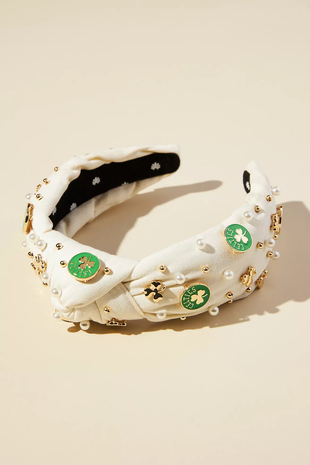 Lele Sadoughi Boston Celtics Embellished Headband | Anthropologie (US)