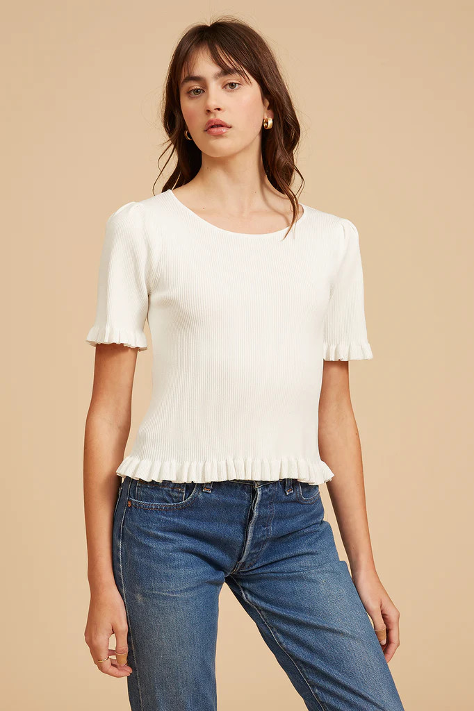 Shirley Ruffle Top | LUCY PARIS