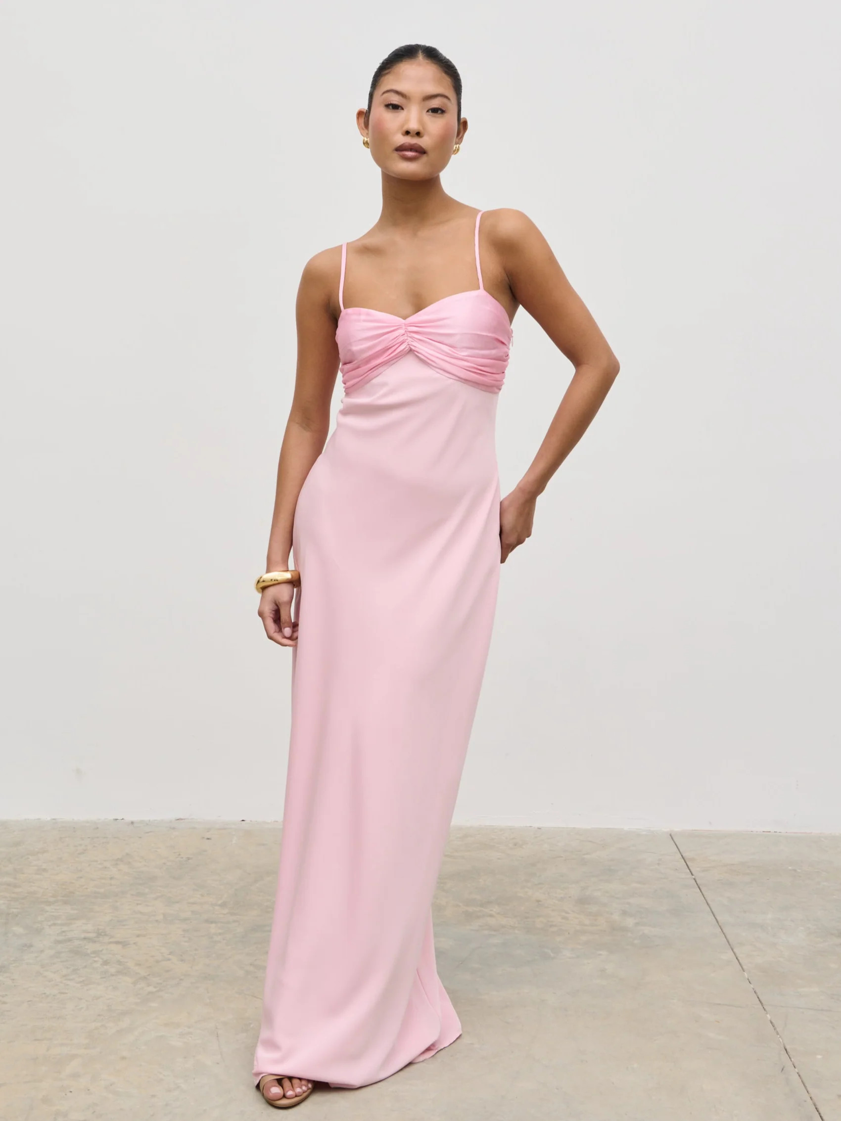 Joely Contrast Maxi Dress | Pretty Lavish (UK)