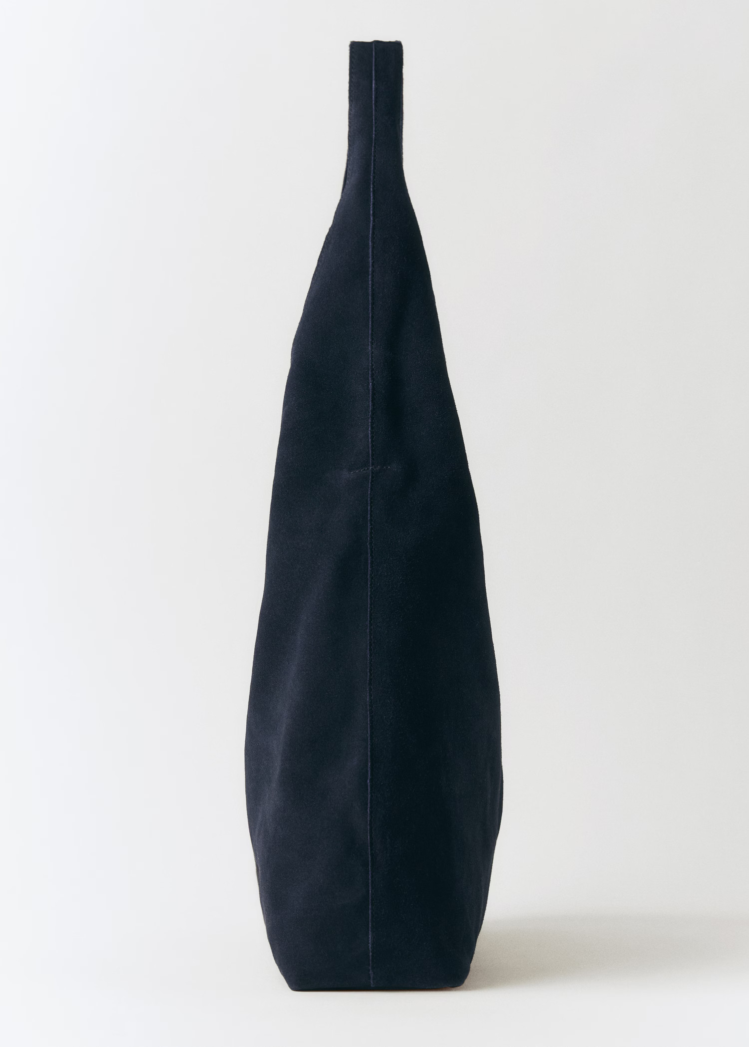 Leather shopper bag | MANGO (UK)