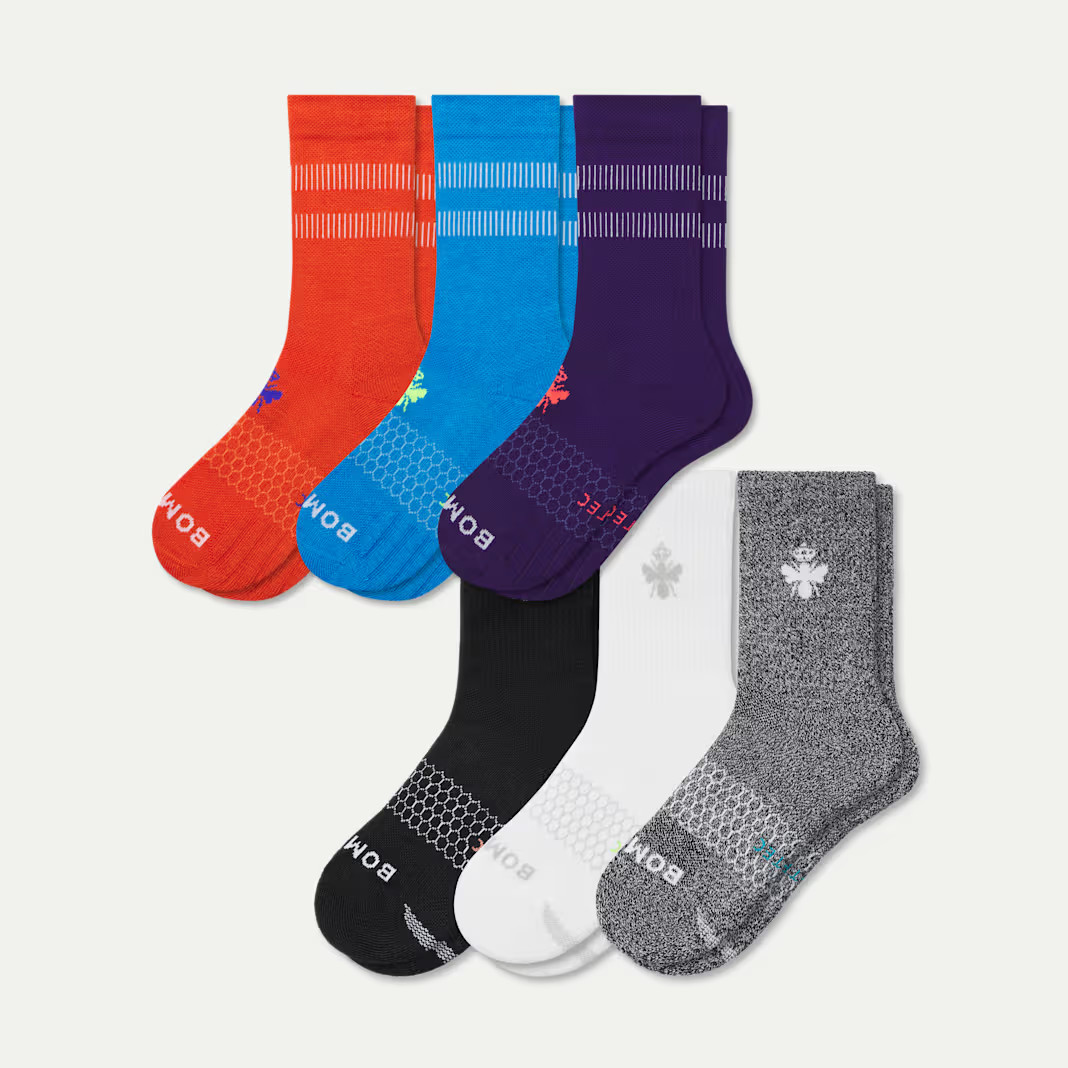 Youth All-Purpose Performance Calf Sock 6-Pack | Bombas