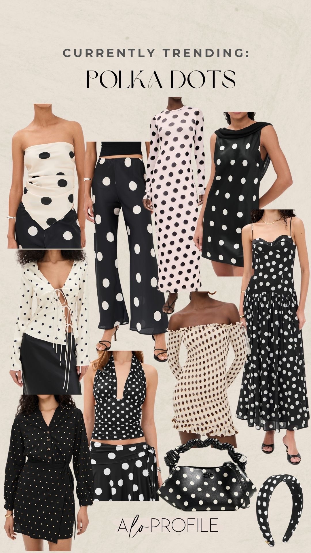Currently Trending: Polka Dots // spring style, spring trends, spring fashion, spring outfits, current fashion trends, spring wardrobe, spring fashion trends, spring outfit inspo