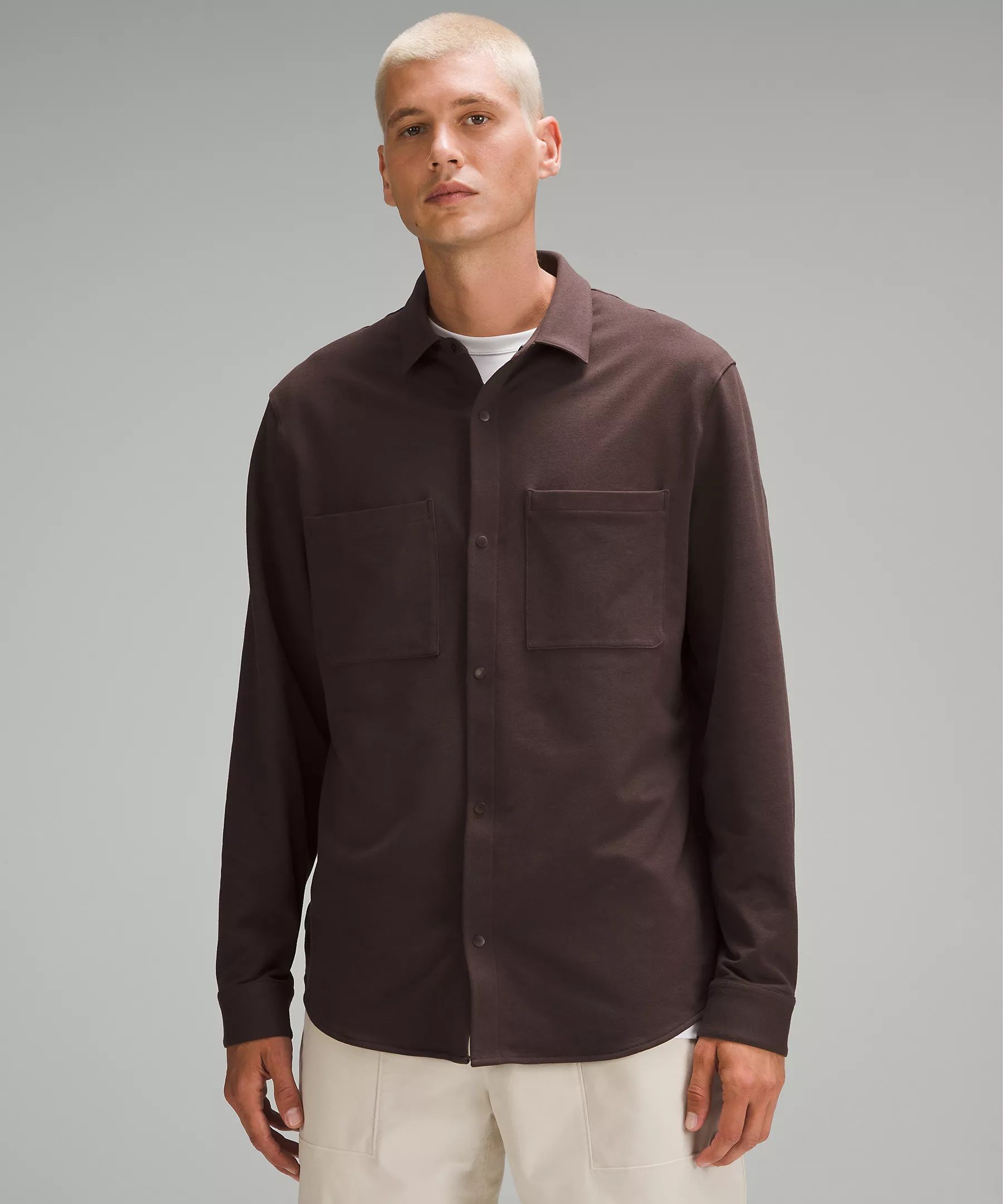 Soft Knit Overshirt *French Terry | Men's Long Sleeve Shirts | lululemon | Lululemon (US)