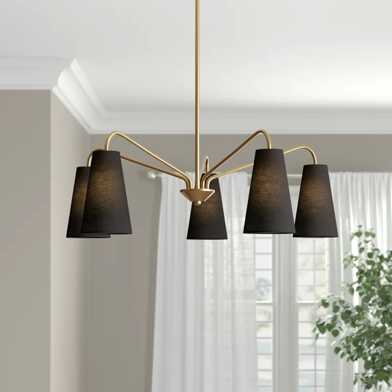 Cher 5 - Light Dimmable Classic / Traditional Chandelier | Wayfair North America