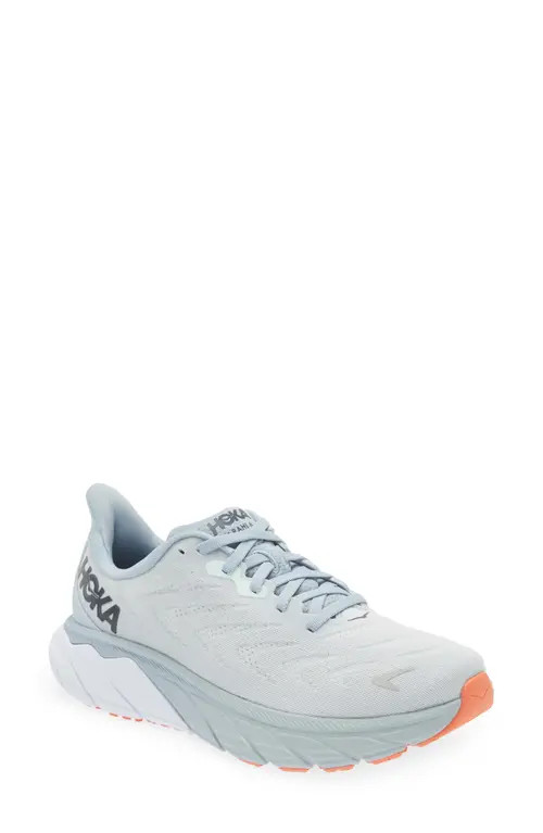 HOKA Arahi 6 Running Shoe in Plein Air /Blue Fog at Nordstrom | Nordstrom