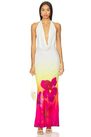 Runaway The Label Jasmina Maxi Dress in Tropical Ombre from Revolve.com | Revolve Clothing (Global)