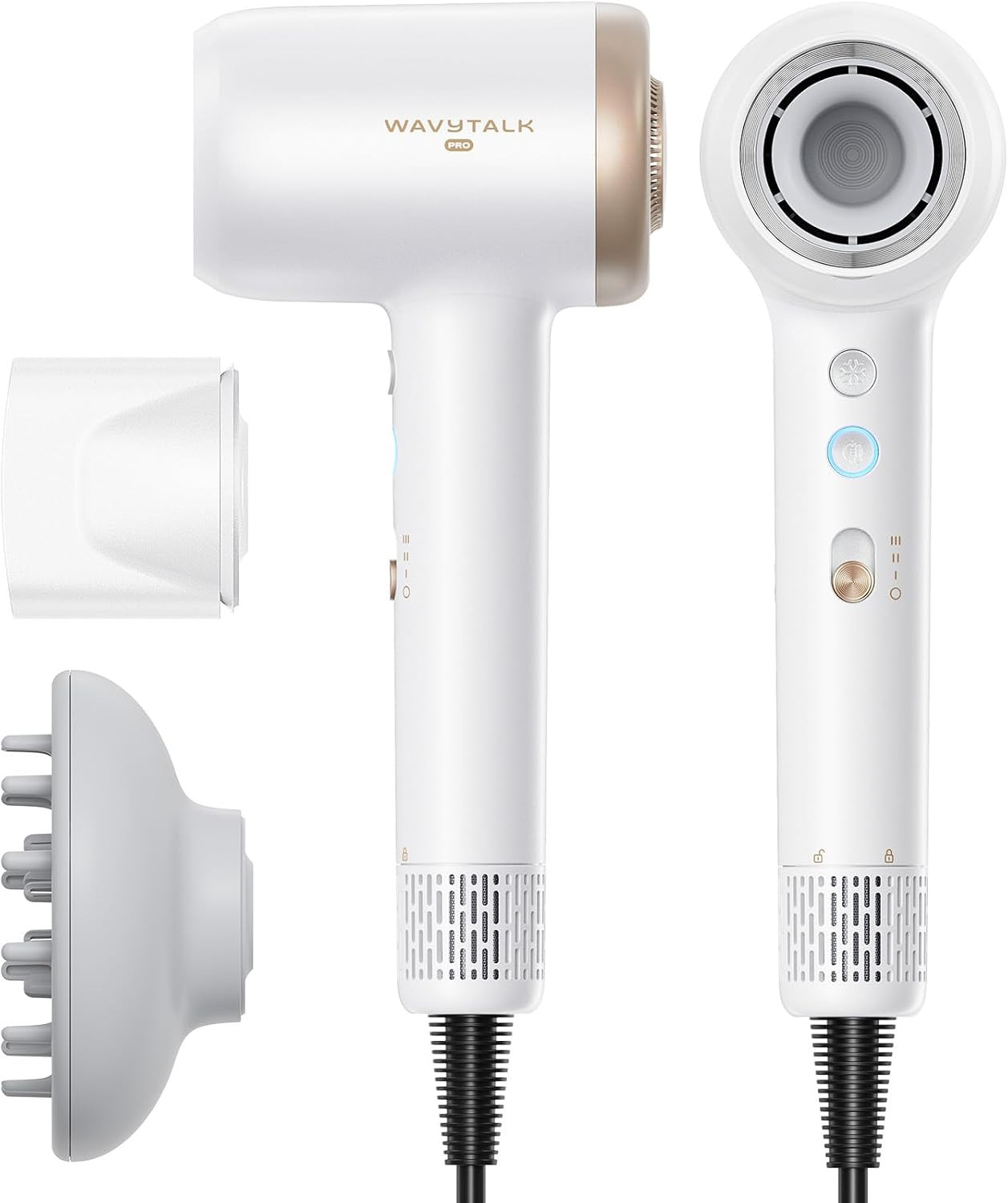 Wavytalk Turblow Pro Fast Drying Hair Dryer with Diffuser | Amazon (US)