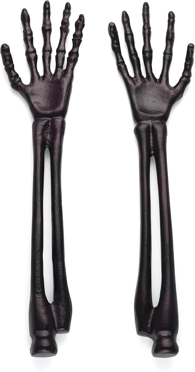 Oneida Vintro Halloween Skeleton Silverware Salad Tongs, Flatware | Amazon (US)