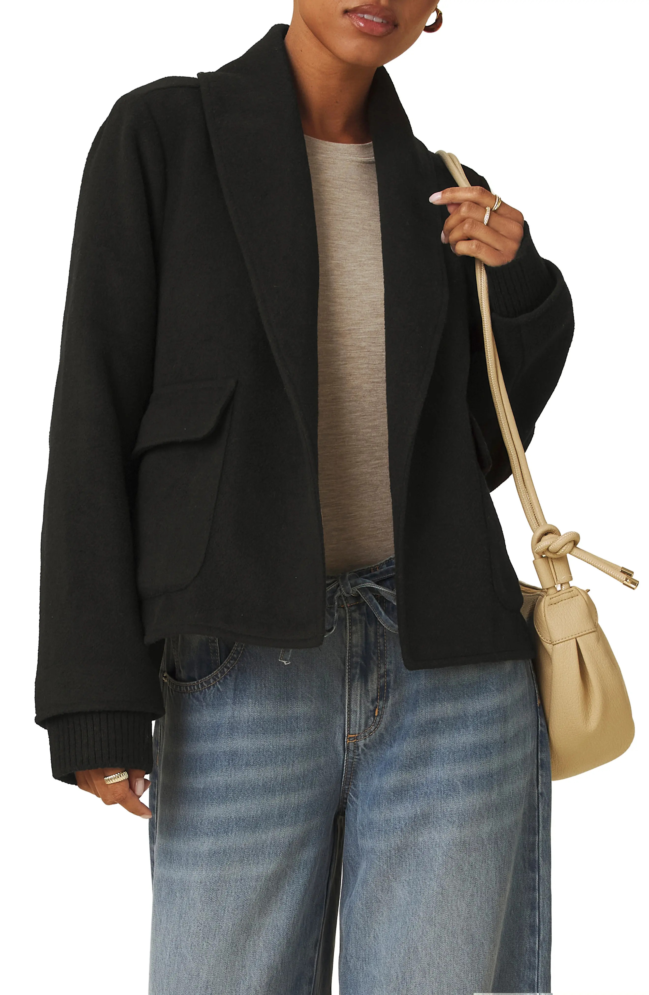Crop Icon Coat (Women) | Nordstrom | Nordstrom