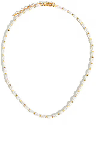 Seed Pearl Beaded Choker in Gold | Revolve Clothing (Global)