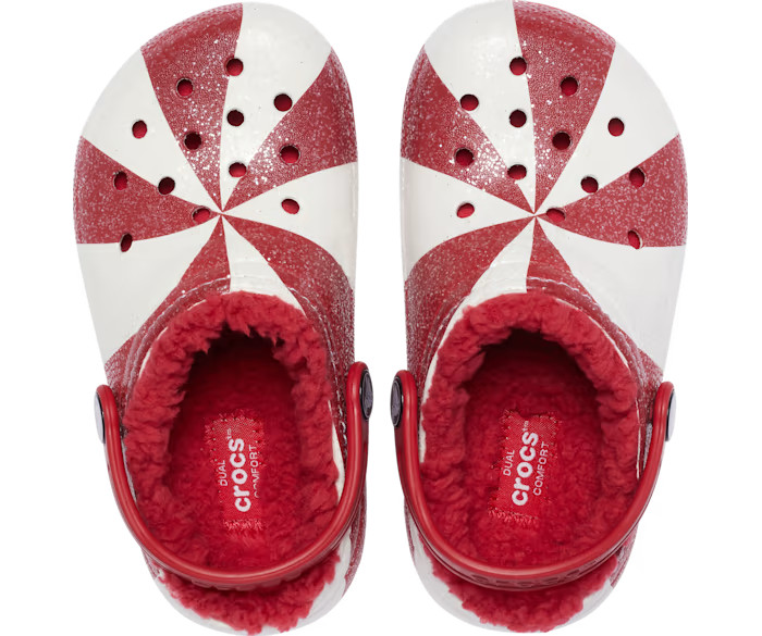 Toddler Classic Lined Holiday Clog | Crocs (US)