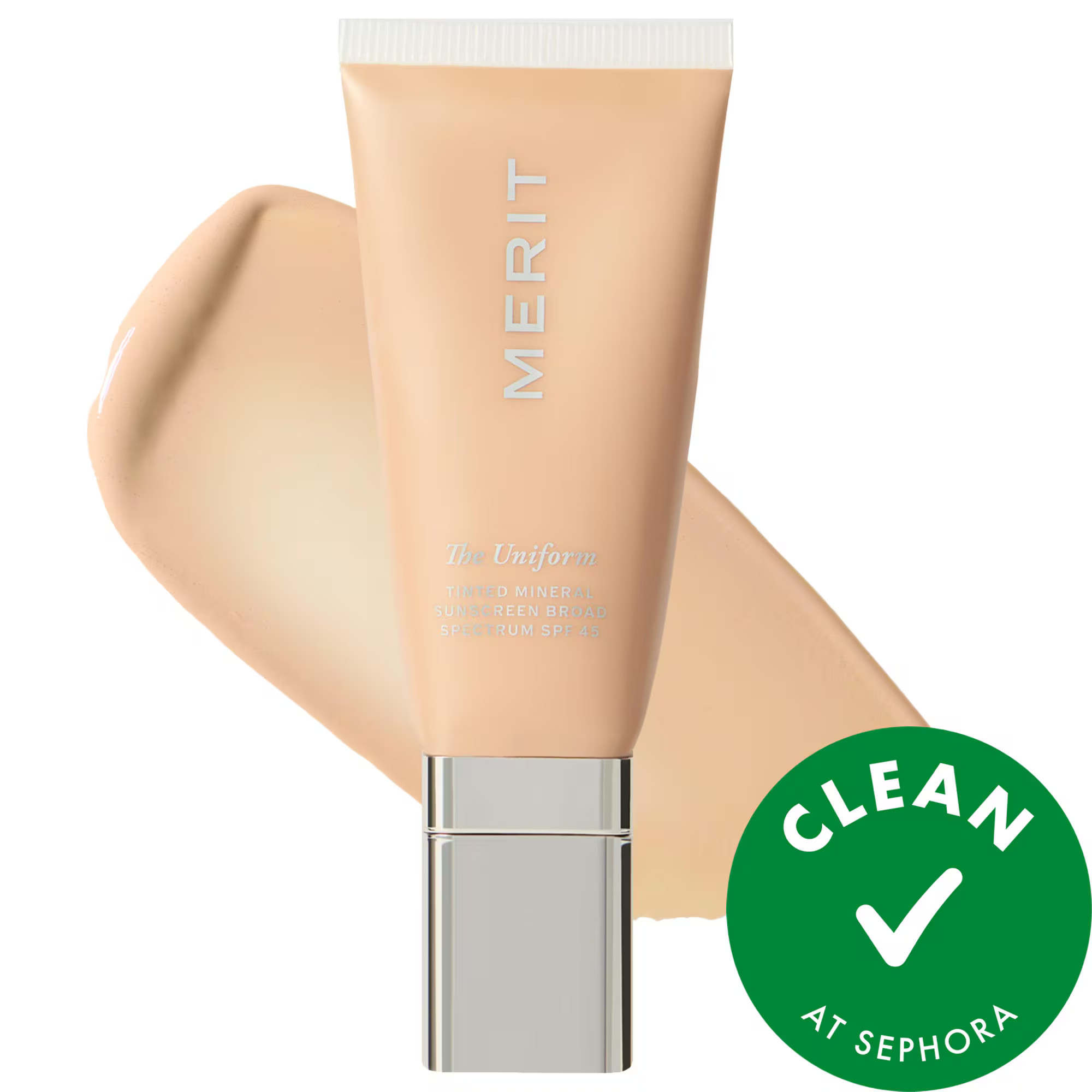 MERIT The Uniform Tinted Mineral Sunscreen Broad Spectrum SPF 45 2 1.7 oz/50 mL | Sephora (US)
