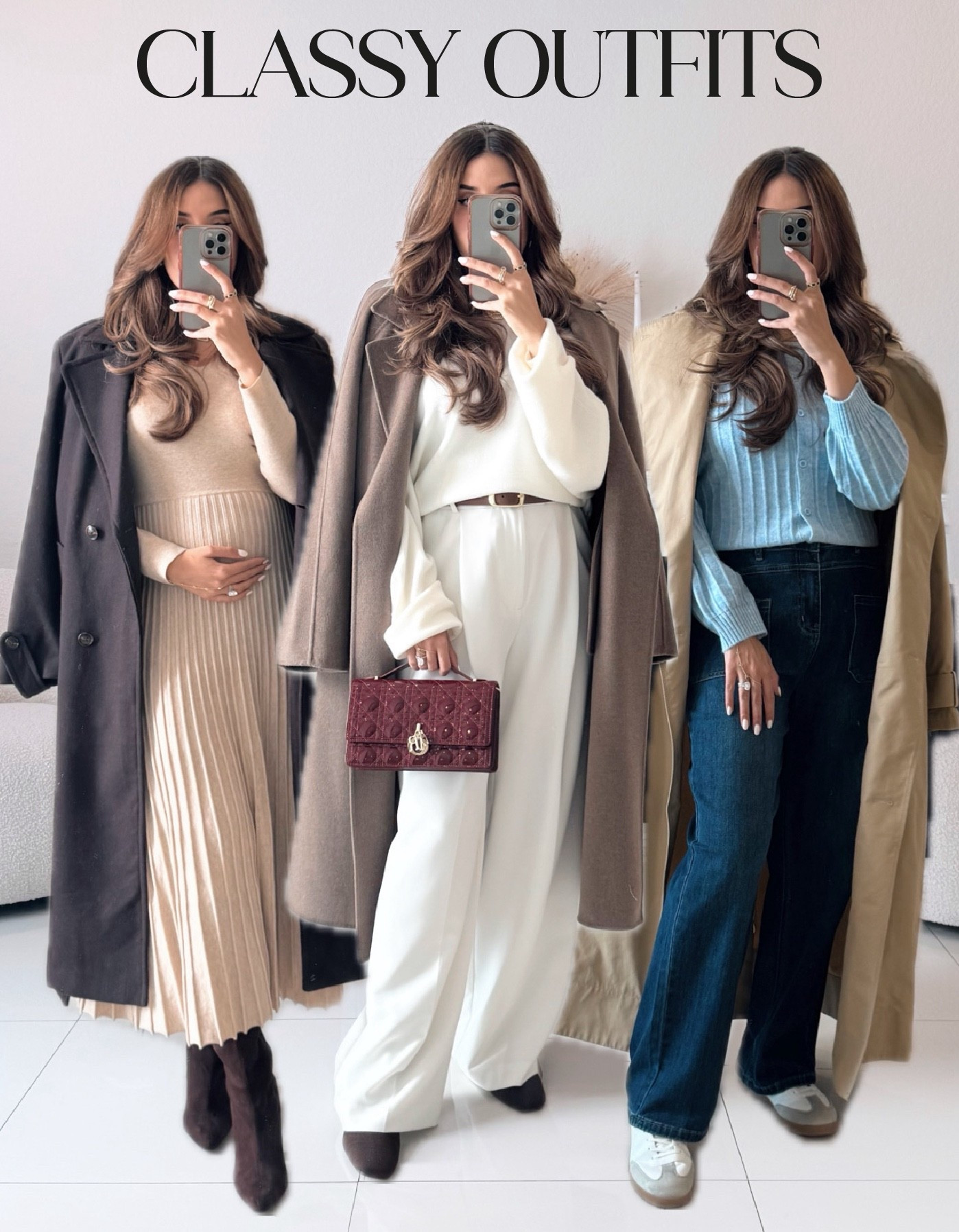 ELEGANTE en el FRÍO, aquí hablamos de temperaturas de otoño 🍂 un bogotazo, un europazo 😂🤌🏻✨ 3 formulas para hacerlo con estilo rapidito:

Todas las prendas son de Amazon! Comenta para enviarte el 🖇️ ✨ @arachcloz

🤎 Base monocromatica ( el color q más te guste) botas + correa + Abrigo largo 👢🧥

🤎 Jeans + Cardigan + tenis + trench coat 🧥👟ok esto se ve hermoso sin mucho esfuerzo🤌🏻

🤎 Knit Dress o Vestidos más abajo de la rodilla, pueden ser pegaditos + botas + coat del mismo
Color 👢🤌🏻🤎

Las quiero ver sin excusas poniéndose bien guapas en cualquier clima ✨ las quierooo
💌 Dani
.
.
.
#otoño #bigdeal #arachcloz #fall #fallootd #tipsdemoda #classyoutfit #OOTD #outfitideas #grwm #classystyle #spring #styletips #2025fashion #ootdinspo #fashion #fasionreels #ootd #outfitinspiration #verteelegante #classy #howtolookclassy #comodaconestilo #dresses #haul #commensehaul #falloutfitinspo #autumnoutfitinspo Fall transition outfits


#LTKTravel #LTKStyleTip #LTKSeasonal