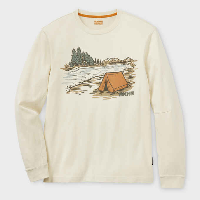 Men's AKHG Crosshaul Cotton Graphic Standard Fit Long Sleeve | Duluth Trading Company