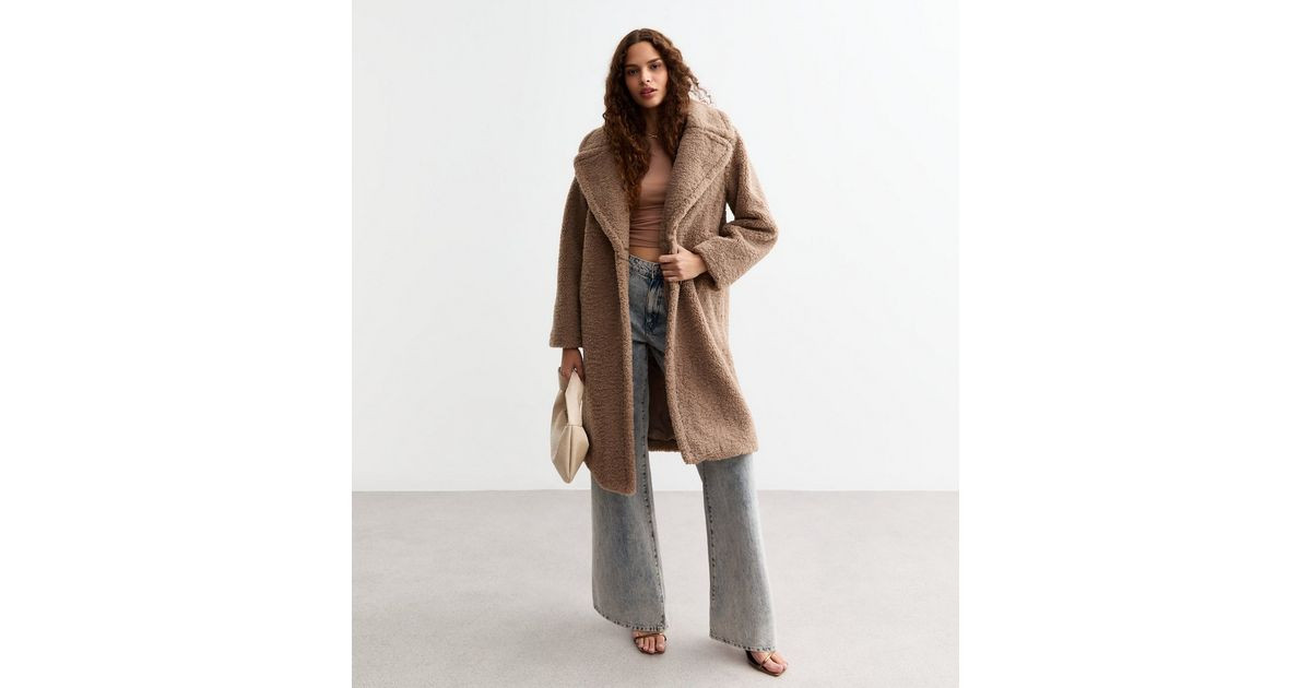 Tan Borg Longline Coat
						
						Add to Saved Items
						Remove from Saved Items | New Look (UK)