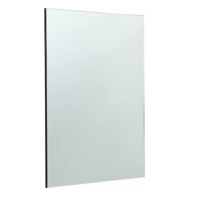Sandinrayli Wall Mount Salon Barber Mirror,Salon Equipment Mirror for Hair Stylist Bathroom Vanity Barbershop,Black | Target